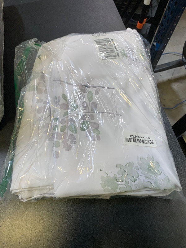 Photo 1 of XTMYI Sage Green Curtains 102 Inches Long for Living Room,80% Blackout Room Darkening Boho Cottagecore Decor Vine Botanical Curtains Drapes for Bedroom 2 Panels Set,Light Green and Gray