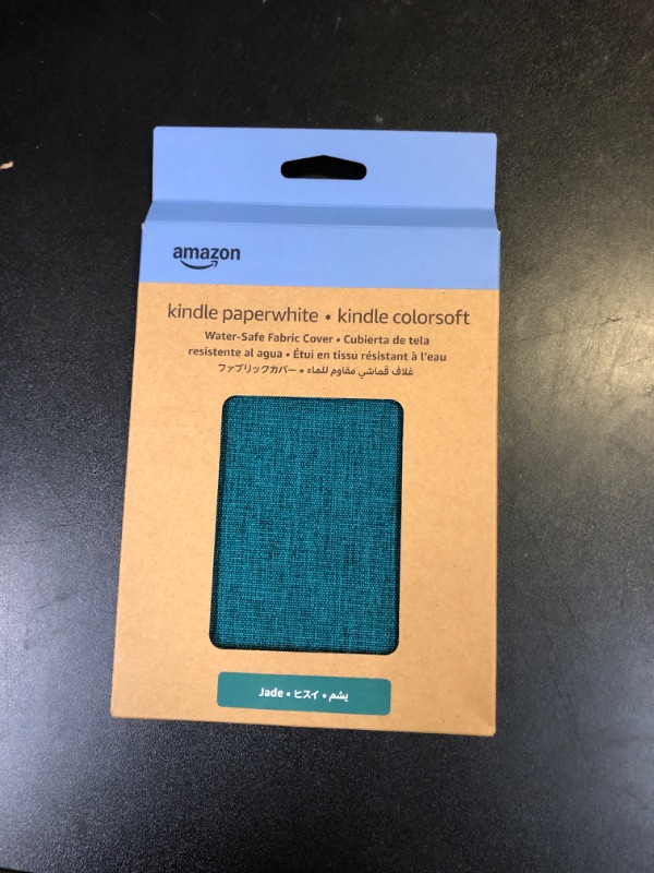 Photo 1 of Amazon Kindle Paperwhite and Kindle Colorsoft Case, Lightweight and Water-Safe, Foldable Protective Cover - Fabric