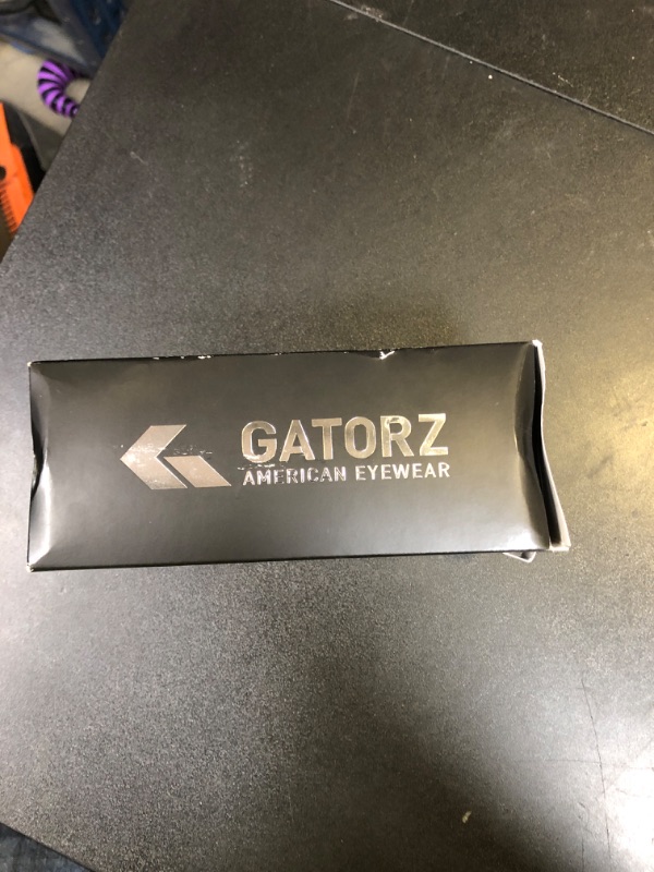 Photo 1 of Gatorz Magnum ANSI Z87+/MILSPEC Ballistic Sunglass Black Anodized Frame with Black Logo, Smoke Lens - GZ-01-002