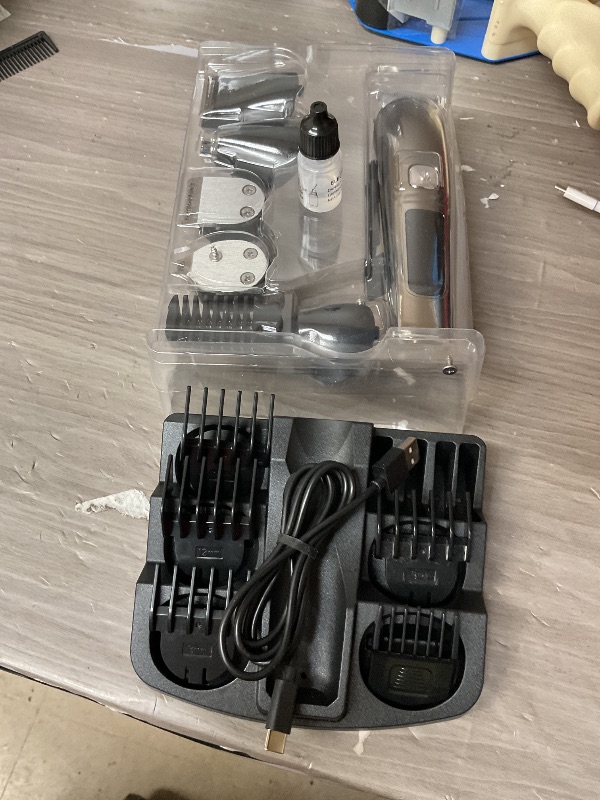Photo 1 of Sold for parts only - Ufree Beard Trimmer for Men, Waterproof Electric Razor for Nose, Body, Face & Mustache, Cordless Hair Clippers Shavers Grooming Kit, Gifts for Men Husband Father