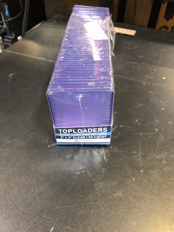 Photo 1 of Premium Seamless 20PT - 360PT Thick Top Loaders for Cards | Top Loader Card Holder, Baseball Card Sleeves Hard Plastic, Hard Trading Cards Sleeves, TCG Sports Sleeve Hards, Toploader Clear Plastic.