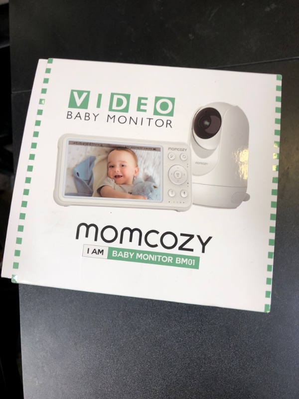 Photo 1 of Momcozy Video Baby Monitor, 1080P 5" HD Baby Monitor with Camera & Wall Mount, Infrared Night Vision, 5000mAh Battery, 2-Way Audio, Temperature Sensor, Lullabies, 960ft Range, Ideal for New Moms, BM01