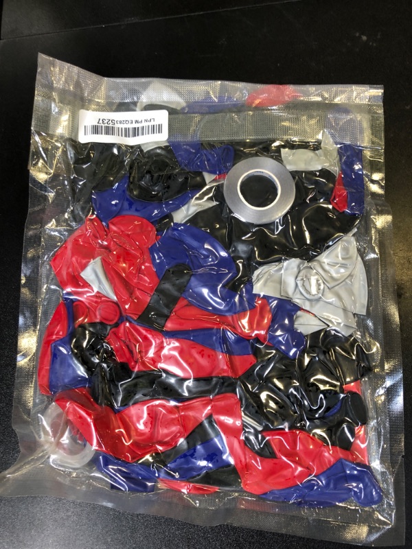 Photo 1 of ALL-IN-1 Spider Balloon Arch Kit with BONUS Starburst Balloons for Spider Birthday Decorations - Red Blue Spidey Balloon for Spider Party Decorations - Miles Birthday Decoration, Spidey Balloons