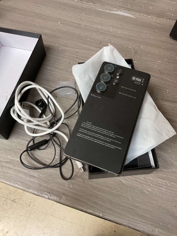 Photo 1 of ChashenHa C25 Ultra Cell Phone,8+256GB Unlcoked Smartphone,Android 14 Phone,6800mAh Battery,108MP Camera,7.3 inch HD Display,Dual SIM/Face ID/5G Phone-Black