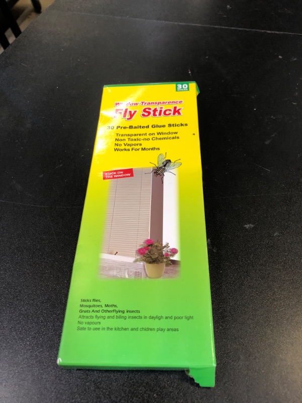 Photo 1 of Mosqueda Window Fly Traps, 30 Pack Sticky Fly Traps for Indoors, Fly Catchers for Inside Home, Waterproof & Non-Toxic Adhesive Sticky Paper Trap for Mosquitos Bugs Housefy Fruit Fly Flying Gnats