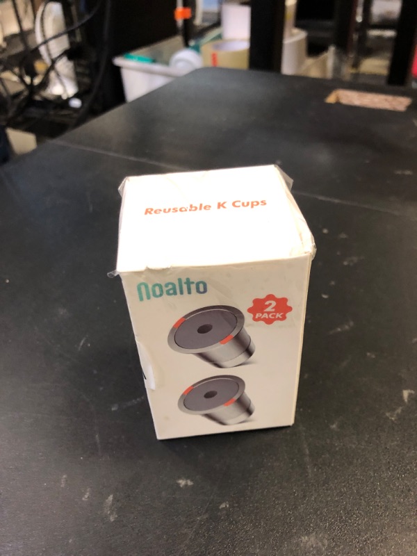 Photo 1 of Noalto Reusable K Cups and Coffee Pods,Universal stainless steel k Cups for Keurig 2.0 and 1.0 Coffee Makers machine(2pack)