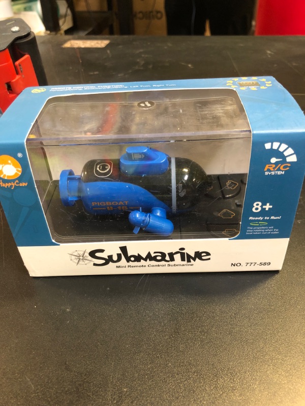Photo 1 of GoolRC Mini Remote Control Submarine, RC Submarine Toy 4-Channel Remote Control Toy Forward/Diving, Backward/Surfacing, Left Turn, Right Turn Yellow