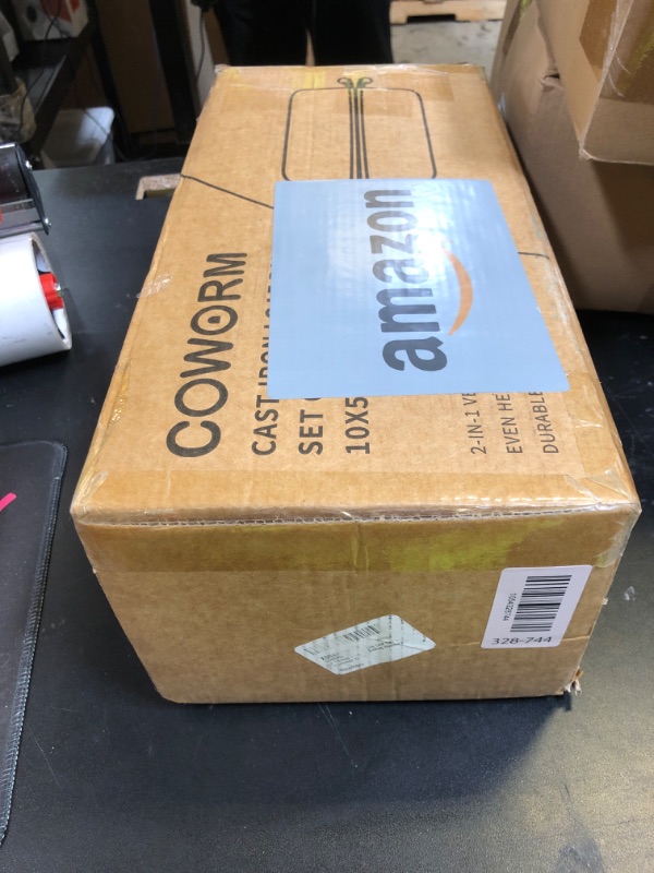 Photo 1 of COWORM 10x5 Cast Iron Loaf Pan with Lid - 2 in 1 Bread Pans for Baking Homemade Sourdough Bread
