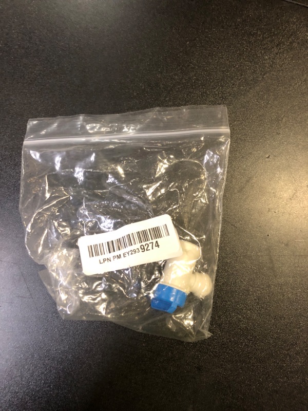 Photo 1 of IPW Industries Inc., John Guest (PPSV500822W) - Quick Connect Polypropylene Tank Ball Valve for Reverse Osmosis Water Filters and Water Tank Shut-Off