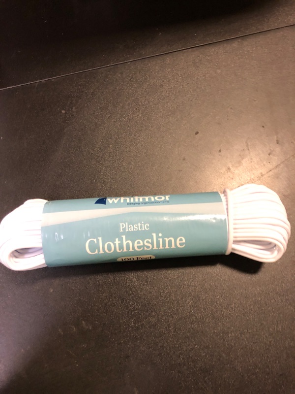 Photo 1 of Whitmor Plastic Clothesline 100 Foot White 100FT