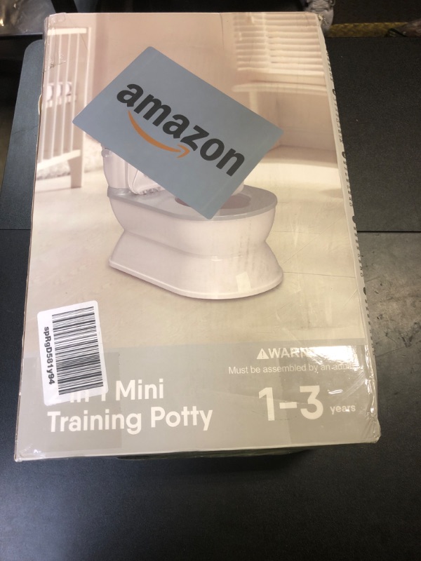 Photo 1 of CheerTry 2-in-1 Toddler Potty Training Toilet - Larger Potty Chair & Detachable Training Seat for Boys & Girls Ages 1-3 with Flushing Sound, Wipes Storage, Toilet Paper Holder - Grey