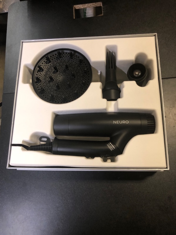 Photo 1 of Neuro by Paul Mitchell Dry+ Folding Professional Hair Dryer with Storage Bag, Lightweight + Portable, Black