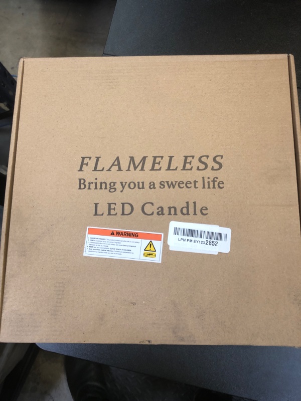 Photo 1 of 9pcs Flameless Flicking LED Candles with Remote, Battery Operated Outdoor Waterproof Candles, Electric Candle for Dining Tables and Fireplaces