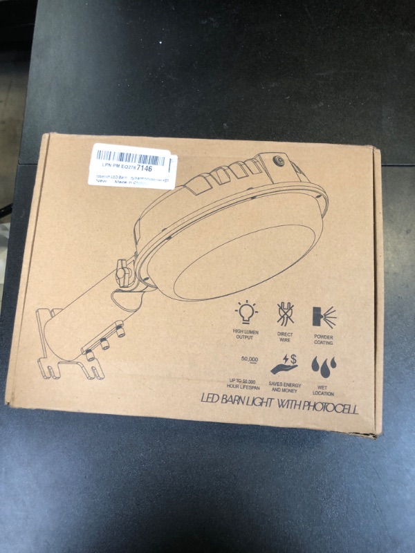 Photo 1 of toberich LED Barn Light, 150W 20000LM Yard Area Lights Dusk to Dawn Outdoor Lighting with Photocell 6500K Adjustable Angle Daylight IP66 Waterproof Street Lights for Security/Farmhouse/Garage