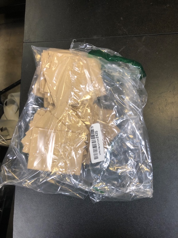 Photo 1 of 100 Pcs Small Resealable Seed Envelopes, Mini Zip Lock Kraft Bags with Window, 2.7"x3.5" Coffee Sample Bags Resealable Ziplock Bags, Small Business for Samples Bags, Food Storage Bags