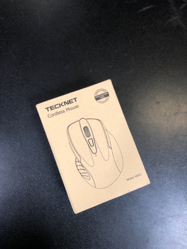 Photo 1 of TECKNET Wireless Mouse, 2.4G Ergonomic Optical Mouse, Computer Mouse for Laptop, PC, Computer, Chromebook, Notebook, 6 Buttons, 24 Months Battery Life, 2600 DPI, 5 Adjustment Levels