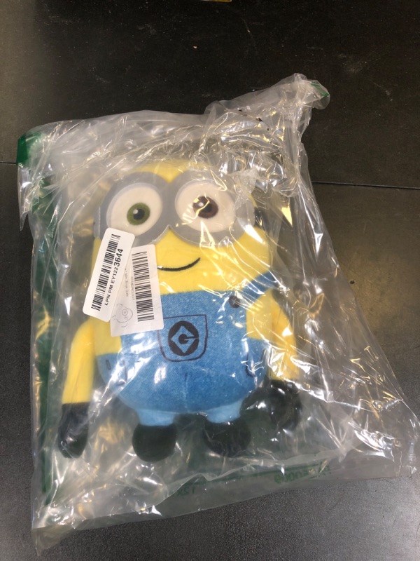 Photo 1 of MINISO 8" Minions Stuffed Animals Plush Toys (Bob), Cute Sleeping Bedding Stuffed Animals Kawaii Plushies Pillow for Kids Toddler Toys Boys Girls
