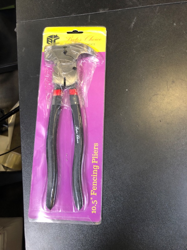 Photo 1 of Bates- Fencing Pliers, 10-Inch, Multi Tool Fence Pliers, Barbed Wire Fence Tools, Fence Cutter, Nail Puller Pliers, Staple Puller, Cutting Pliers
