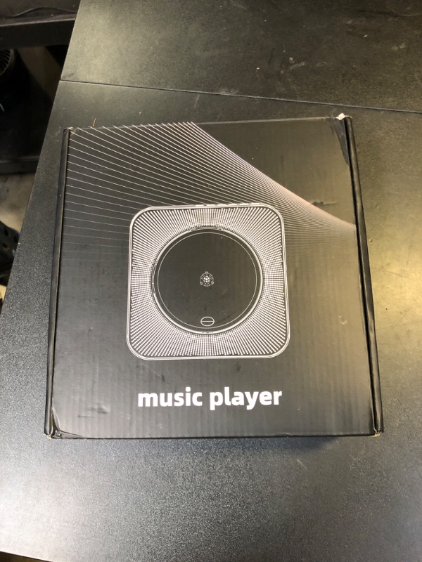 Photo 1 of Gueray CD Player Portable Bluetooth Desktop CD Player for Home with Timer Built-in HiFi Speakers with LCD Screen Display Boombox FM Radio USB Type-c