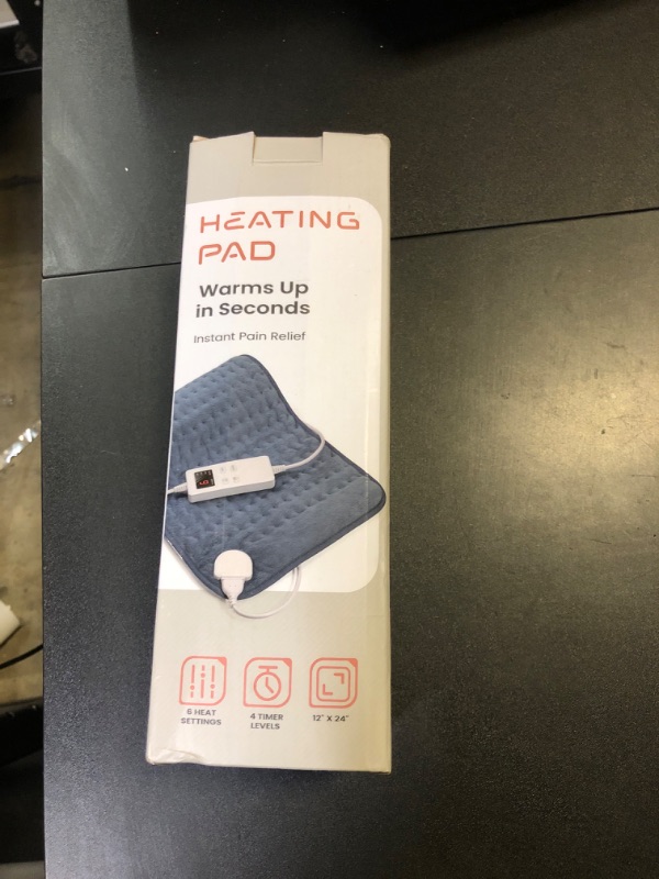 Photo 1 of Heating Pad for Back & Period Cramps, Portable Heating Pad for Neck and Shoulders and Back with Auto Shut Off Large, Machine Washable, Christmas Gifts for Women, Men