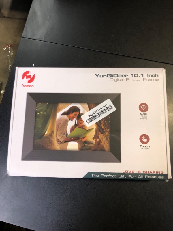 Photo 1 of Frameo 10.1 Inch WiFi Digital Picture Frame with 1280 * 800P IPS Touch Screen HD Disply,Video Clips and Slide Show,Auto-Rotate, Wall Mountable,Send Photos Instantly from Anywhere with via Frameo APP