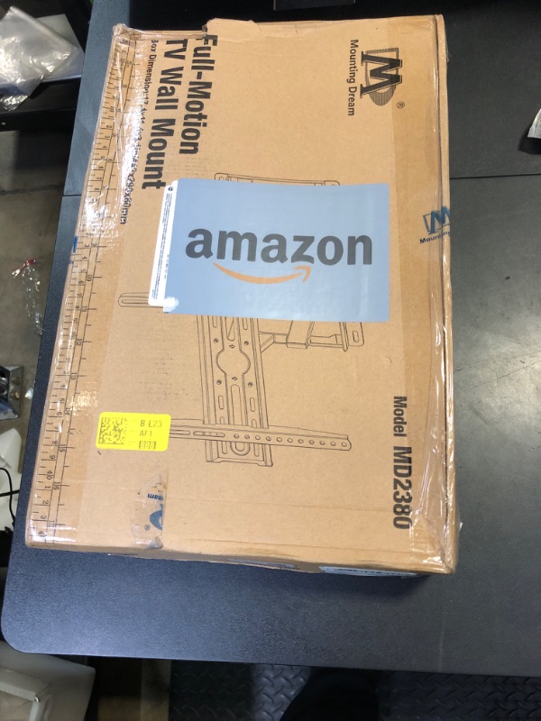 Photo 1 of Mounting Dream TV Wall Mount for 32-65 Inch Television,Mount with Swivel and Tilt, Full Motion Bracket with Articulating Dual Arms, Fits 16inch Studs, Max VESA 400X400 mm, 99lbs, MD2380