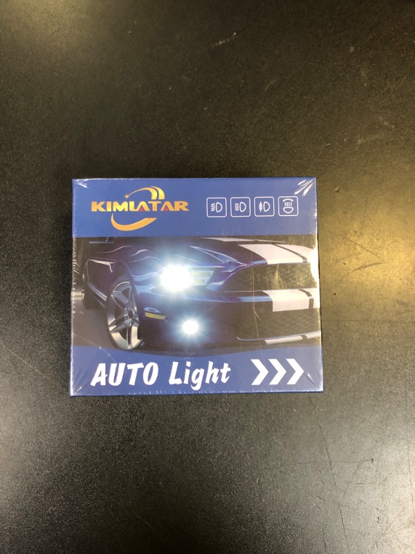 Photo 1 of KIMLATAR H7 LED Bulb Super Bright 1:1 Halogen Mini Size H7/H18 LED Bulbs Fog Lights Pack of 2