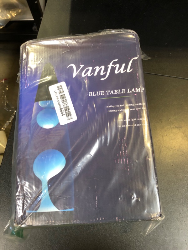 Photo 1 of Vanful Blue 16 Inches Magma Liquid Motion Lamp with Black Base, Glitter Lamps for Adults and Kids Charged by Cord Night Light Cool Room Christmas Thanksgiving Day Decor for Kids Teen Girls Boys