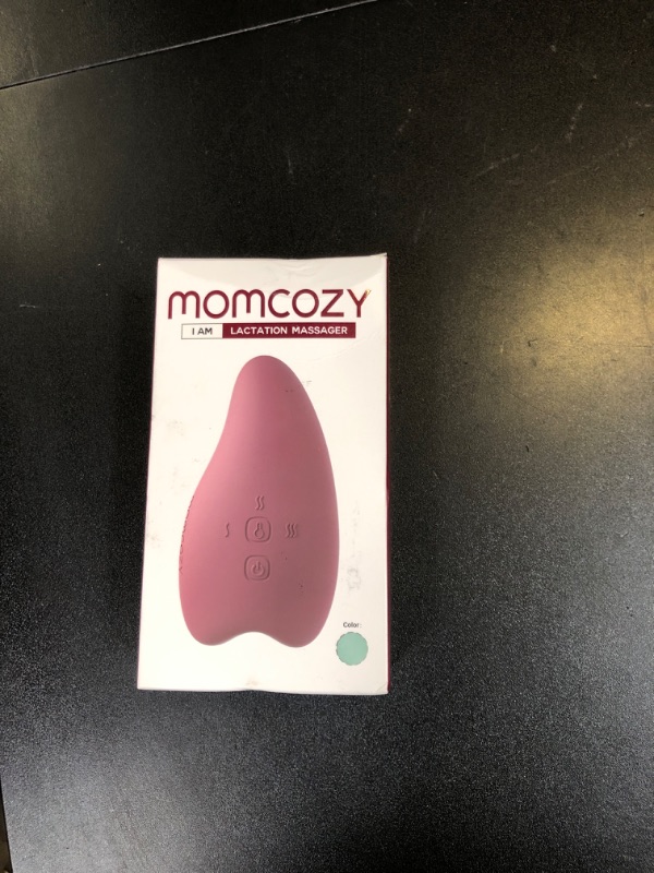 Photo 1 of Momcozy Warming Lactation Massager 2-in-1, Soft Breast Massager for Breastfeeding, Heat + Vibration Adjustable for Clogged Ducts, Improve Milk Flow, Blue-Green