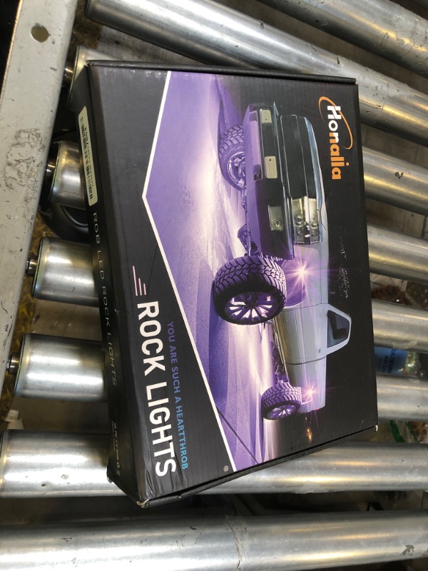 Photo 1 of Honalia LED Rock Lights for Trucks 10 Pods, RGB Rock Lights Kits for UTV with Music Mode for ATV UTV RZR