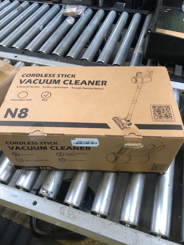 Photo 1 of UML0 N8 Cordless Vacuum Cleaner, Lightweight Stick Vacuum with Powerful Suction, 2200mAh Battery, 40 Mins Runtime, Self-Standing, Rechargeable Vacuum Cleaners for Home Hardwood Floor Carpet Pet Hair