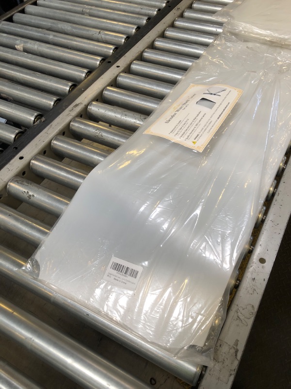 Photo 1 of Slendor Wire Shelf Liner Value Pack of 5 Heavy Duty Waterproof Non-Adhesive Industrial Strength Plastic Mats for Tier Shelving Unit, 14 x 36 Inch Clear