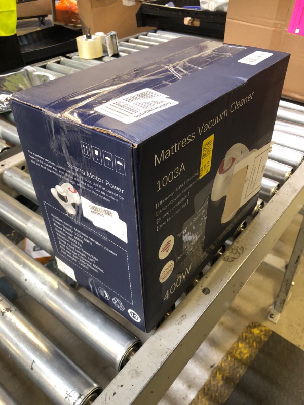 Photo 1 of Mattress Vacuum Cleaner, Handheld UV Bed Vacuum Cleaner 16KPa & 12800 Vibrations Per/Min Upgraded Effectively Clean Up Bed, Pillows, Cloth Sofas, Carpets and Ther Fabric Surfaces