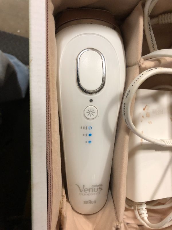 Photo 1 of Braun Smart IPL, Skin i·Expert Pro 7: at Home Laser Hair Removal, Permanent Visible Hair Reduction, Holiday Gifts for Women and Men with Free App, Vanity Case, Venus Razor, 3 Smart Heads, IPL7243