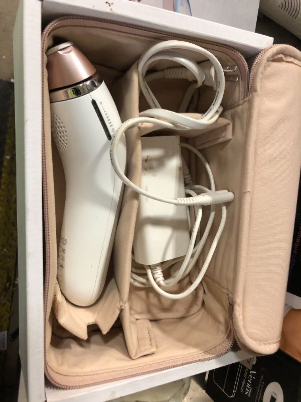 Photo 1 of Braun Smart IPL, Skin i·Expert Pro 7: at Home Laser Hair Removal, Permanent Visible Hair Reduction, Holiday Gifts for Women and Men with Free App, Vanity Case, Venus Razor, 3 Smart Heads, IPL7243