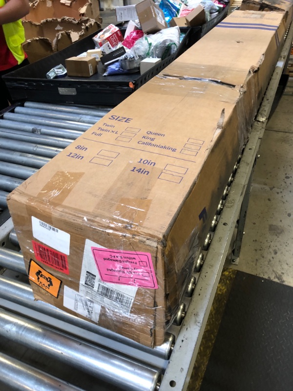 Photo 1 of Ruoysun California King Mattress, 12 Inch Firm Hybrid Cal King Bed Mattress in a Box with Gel Memory Foam, Motion Isolation, Pressure Relief, Cooling Sleep