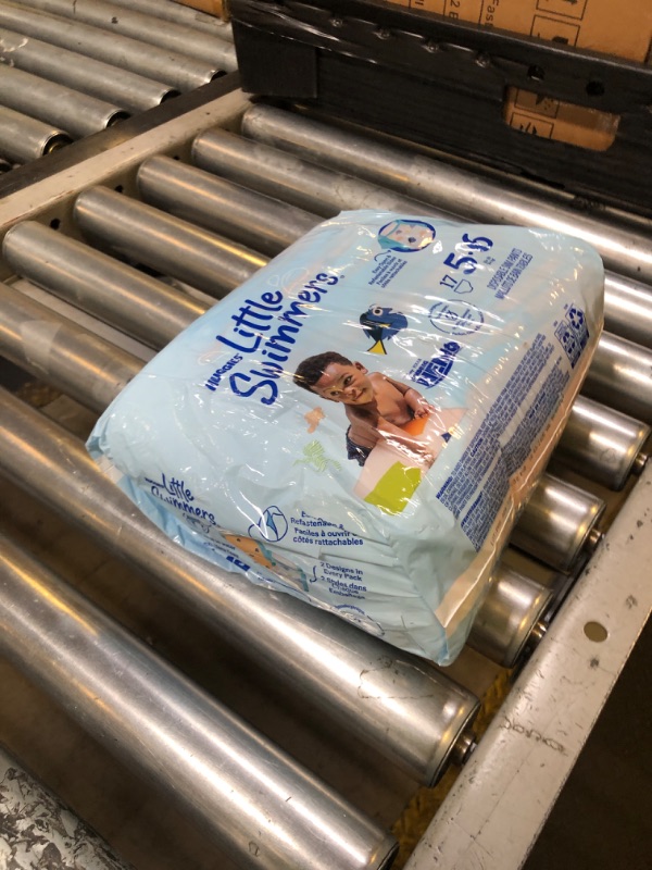 Photo 1 of Huggies Little Swimmers Disposable Swim Diapers, Size 5-6 (32+ lbs), 17 Ct