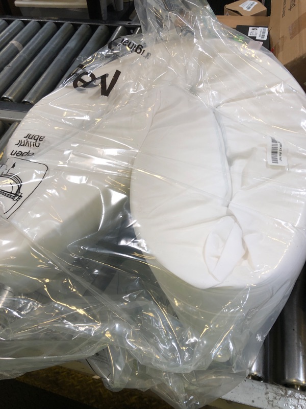 Photo 1 of Vekkia Cal King Size Bed Wedge Pillow Gap Filler/Headboard Pillow/Mattress Wedge to Fill Gap (0-6") Between Headboard and Mattress (White 72"x10"x6")