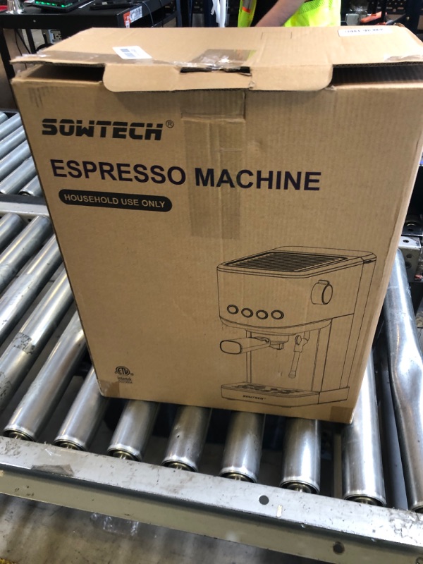 Photo 1 of SOWTECH Espresso Machine 20 Bar, Compact Espresso Maker with Milk Frother, Stainless Steel Coffee Machine with 42 oz Water Tank for Cappuccino, Latte&Cold Brew, Home&Office, Silver