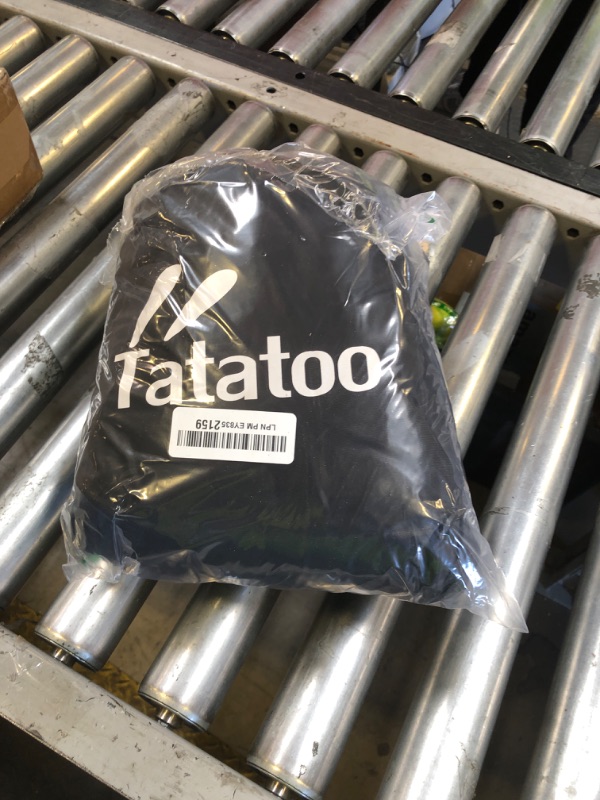 Photo 1 of TATATOO Motorcycle Cover Waterproof Outdoor, 300D Heavy Duty, UV & Rain Resistant, 3 Wind-Resistant Buckles, Dual Lock Holes, Includes Storage Bag, Fits Most Motorcycles up to 104",Black