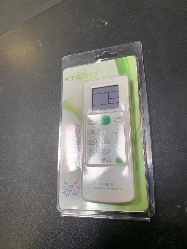 Photo 1 of Universal AC Remote Control - 6000 in 1 LCD A/C Conditioning Controller for Multiple Brands Including Mitsubishi, Toshiba, Hitachi, Fujitsu, Daewoo, LG, Samsung, Electrolux, Sanyo, and AUX