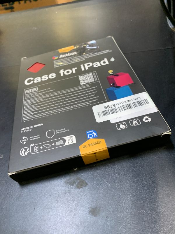 Photo 1 of Antbox Case for iPad mini 7 A17 Pro, iPad mini 7th/6th Generation Case (2024/2021) with Pencil Holder Vegan Leather Smart Cover with Auto Sleep/Wake Stand Function