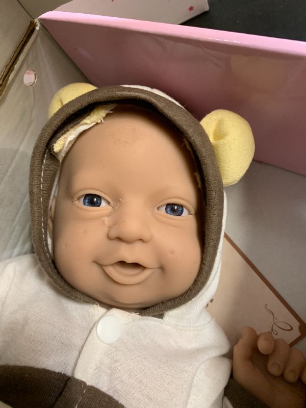 Photo 1 of Vollence 14 inch Full Body Silicone Baby Dolls That Look Real, Not Vinyl, Soft Realistic Newborn Baby Dolls Birthday Gifts for Kids, Girl
