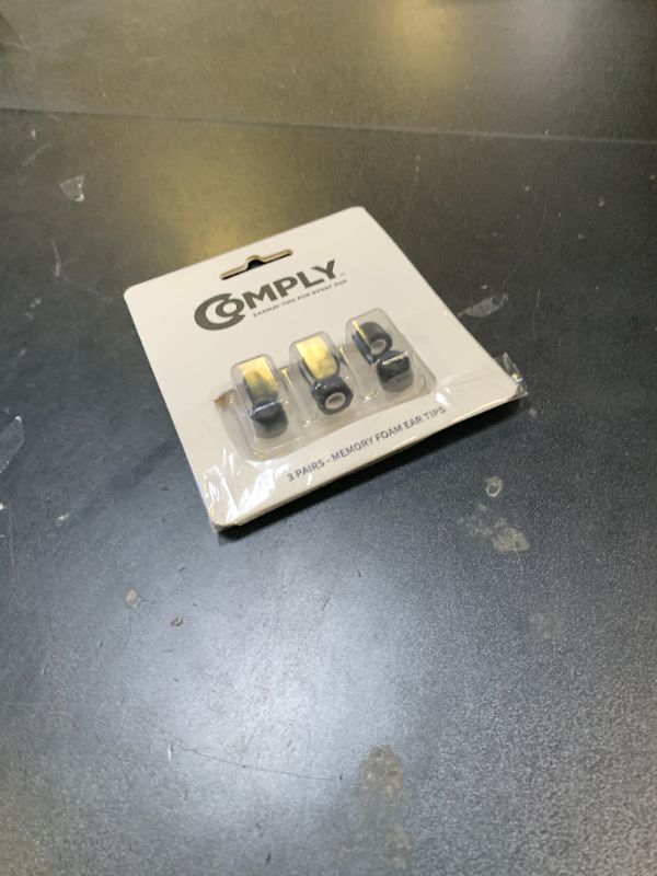 Photo 1 of Comply 500 Core Series | Memory Foam Replacement IEM Ear Tips for KZ, Moondrop, FiiO Sennheiser & More | Superior Noise Isolation, Ultimate Comfort, Secure Fit | TechDefender, Black (S/M/L) (3 Pairs)