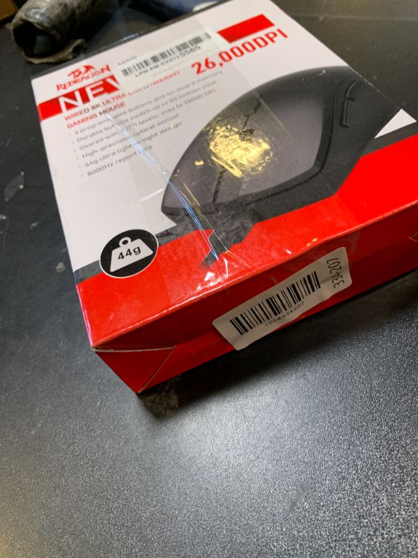 Photo 1 of Redragon Gaming Mouse, 44G Ultra-Light 8K Polling Rate 26000 DPI Mouse, Full Programmable Buttons, Software Supports DIY Keybinds & Adjustable DPI, M815