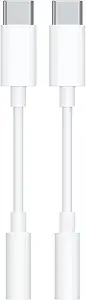 Photo 1 of USB-C to 3.5mm Audio Headphone Adapter - HiFi 2 Pack Compatible with Apple iPhone 16 15 Samsung Galaxy S25 S24 S23 S22 S21 Plus Pro Max Ultra Pixel iPad - Type C to Aux Cord Jack Dongle Adapter
