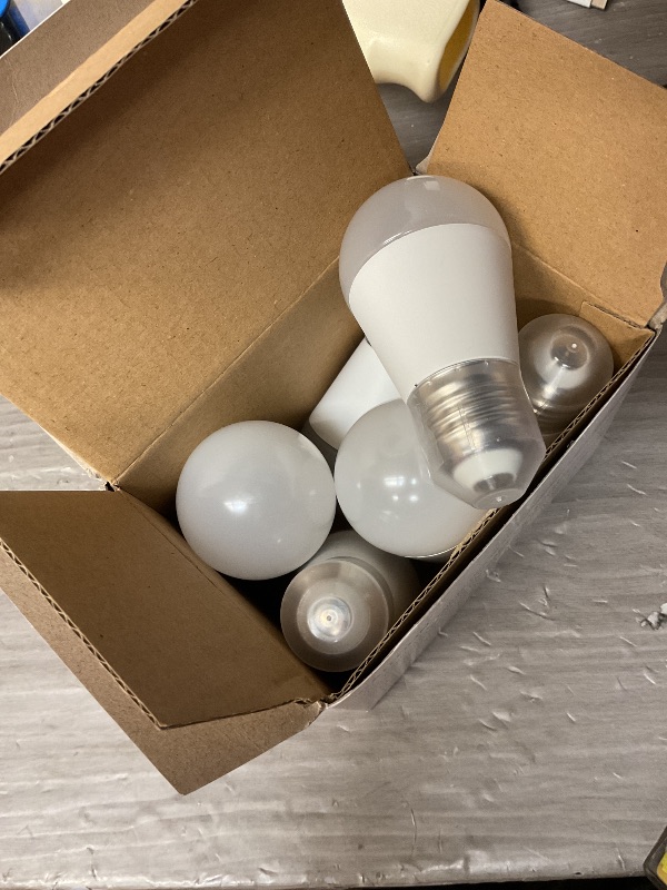 Photo 1 of GEPLAD 6 Pack A15 Light Bulbs 60W Equivalent, 8W LED Refrigerator Bulbs, 3000K Soft White, 750 LM, E26 Medium Base, for Ceiling Fan, Wall sconces, Appliance Bulb