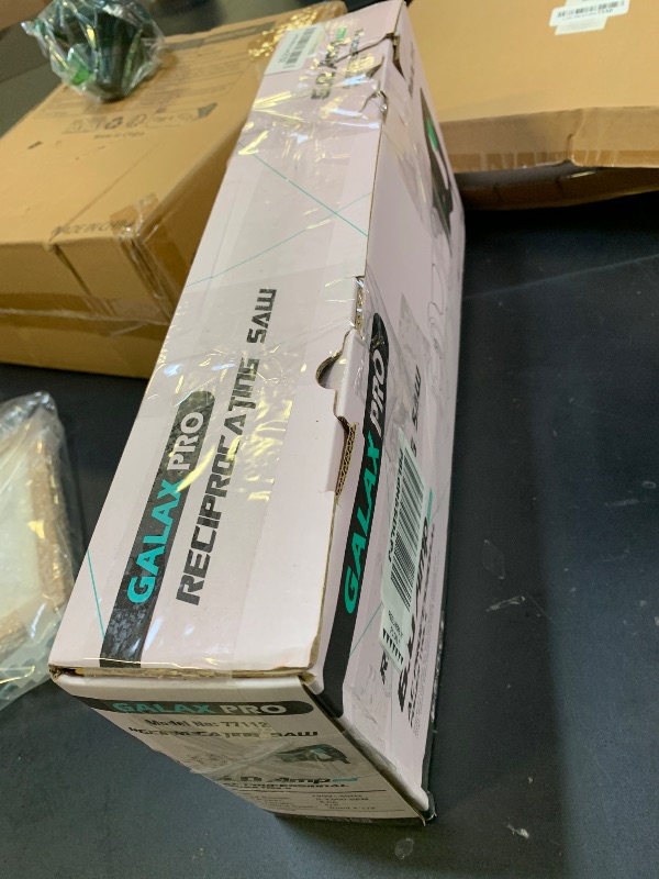Photo 1 of GALAX PRO 120V Reciprocating Saw, 6.0 Amp Variable Speed Corded Reciprocating Saw with1-1/8" Stroke Length, 2800RPM and 6" Max for Wood, Metal, PVC Pipe Cutting