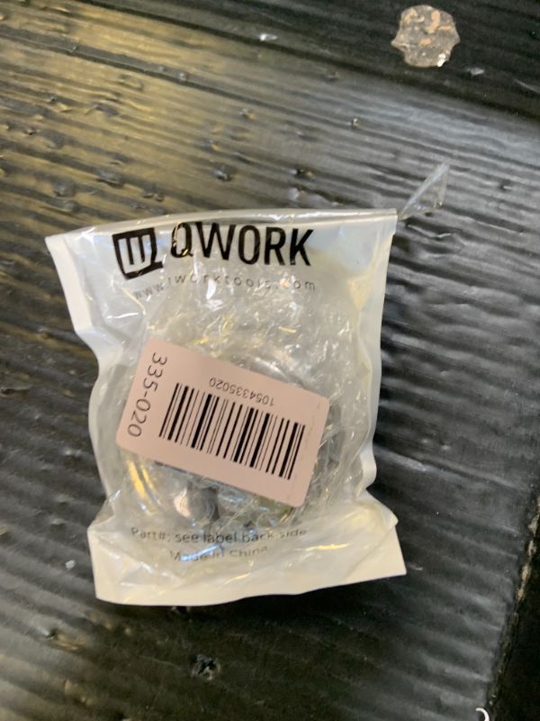 Photo 1 of QWORK Disc Locks, 1 Pack Heavy Duty Steel Keyed Padlock Disc Storage Locks for Storage Unit, Moving Trailers, Shed, Fence, 3/8" Shackle