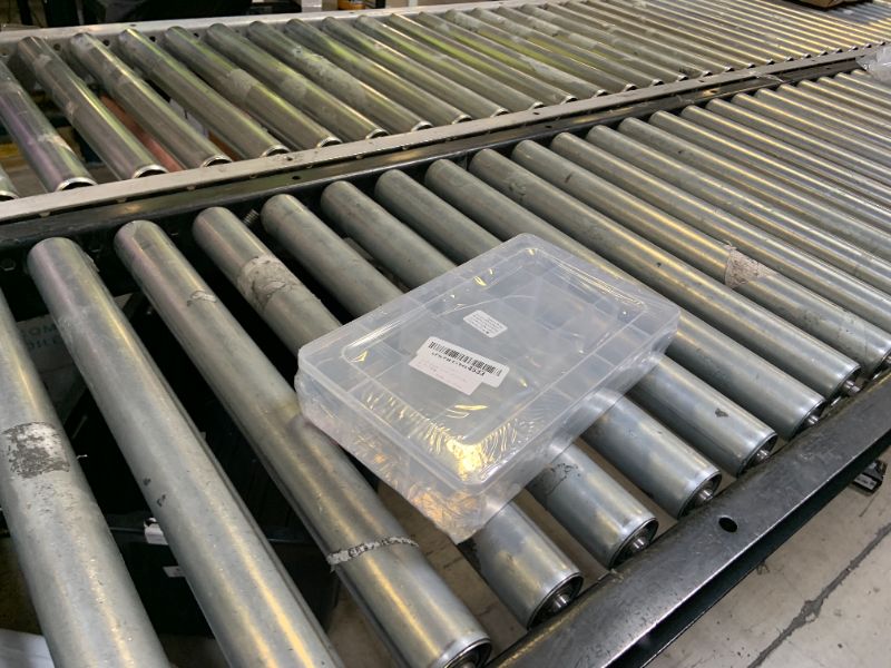 Photo 1 of Hlotmeky Plastic Organizer Box with Dividers - Bead Organizer, 15 Large Grids, Clear Snack Box Container